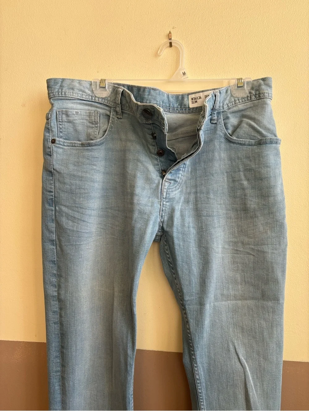 Denim&Co Light Blue Skinny Jeans - Men's